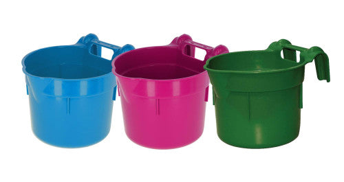 Karmidło HangOn z zawiesiem okrągłe oliwkowy 8 l Kerbl - Cavalo